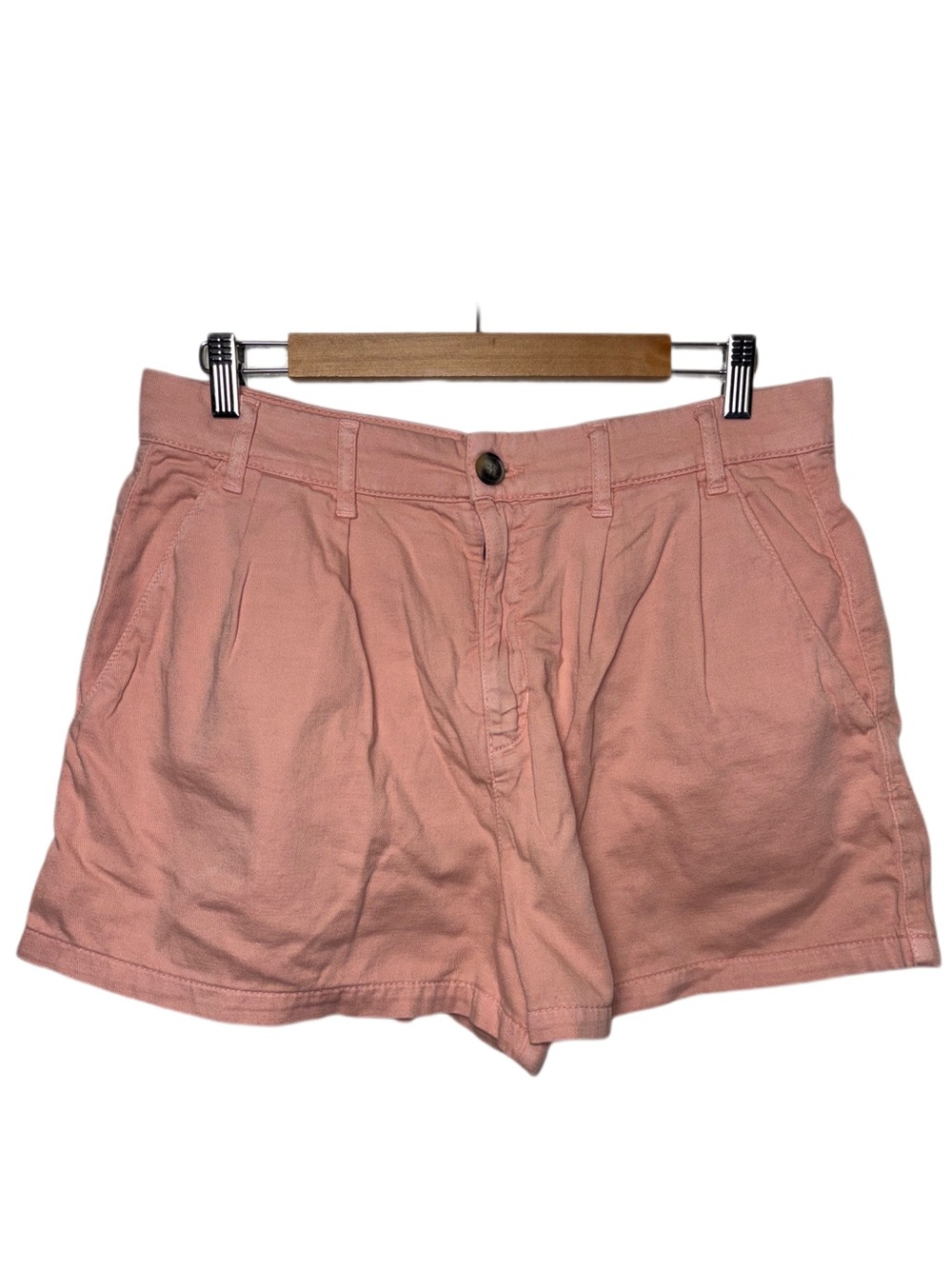 NWT Free People Billie Chino Shorts Woman's Size 12 Rose Petal pink